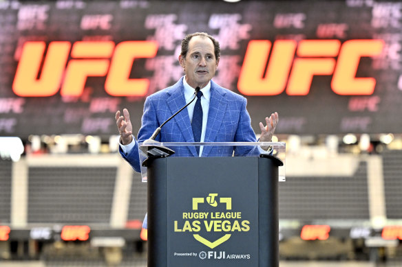 The UFC’s chief operating officer Lawrence Epstein.