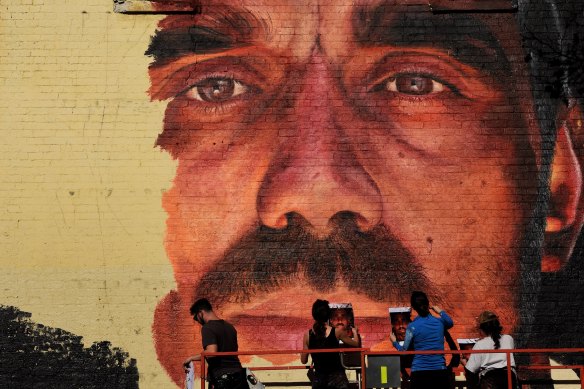 Adam Goodes has not spoken about his decision to turn down entry into the AFL Hall of Fame.