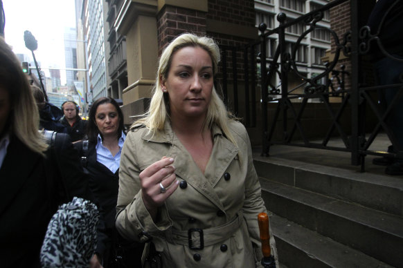 Keli Lane leaves court during her trial in 2010.