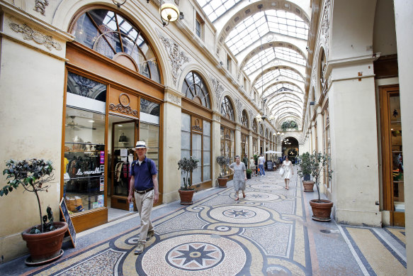 Galerie Vivienne, a 19th-century shopping arcade.