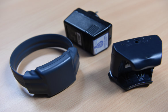 There have been two young people fitted with an ankle monitor as part of Queensland’s trial. 