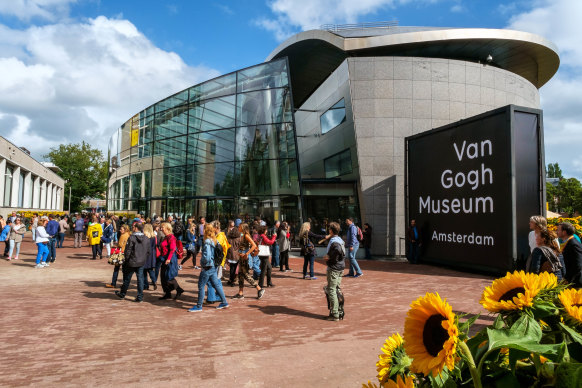 The Van Gogh Museum in Amsterdam. Research has altered the way art historians see some of the artist's works. 