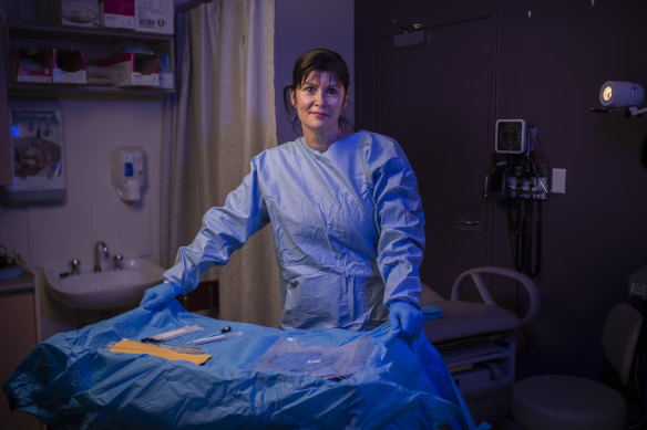 Circuit breaker: Dr Maria Nittis heads up the forensic medical unit at Blacktown Hospital in Sydney's west.