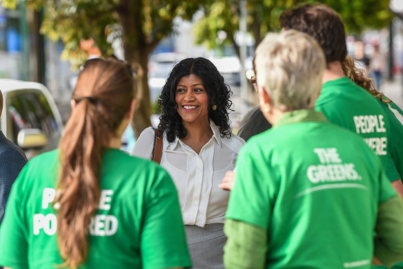 Greens leader Samantha Ratnam was so confident of the party performing strongly that she listed their demands before the election.
