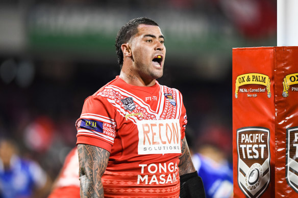 Tongan leader Andrew Fifita.
