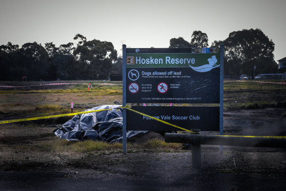 Asbestos contamination in Coburg North.