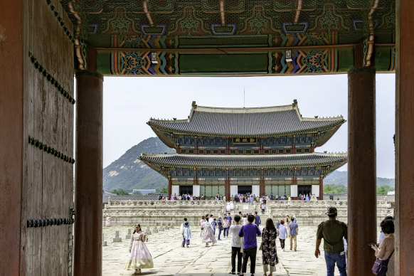 Gyeongbokgung Palace in Seoul.