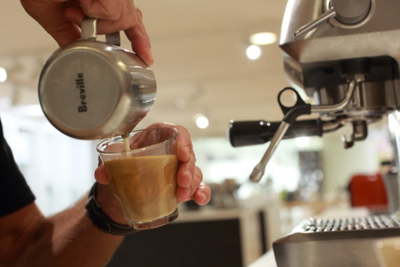 Demand for ‘cafe-quality coffee at home’ gave Breville a boost.