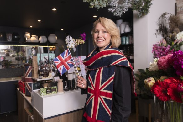 Bloomingales lifestyle store founder Venietta Slama is enjoying the royal visit.
