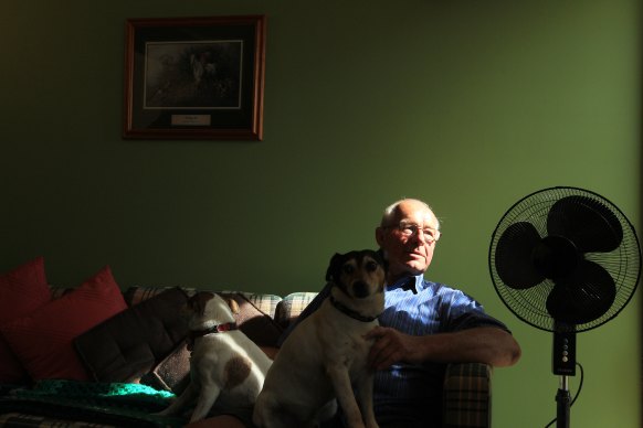Roger Rogerson at his house in Padstow Heights in 2011. 