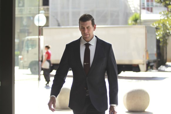 Ben Roberts-Smith arrives at the Federal Court in Sydney last month.