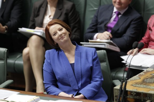 Julia Gillard as Australia’s prime minister in September 2012.