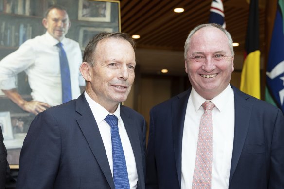 Tony Abbott and Barnaby Joyce