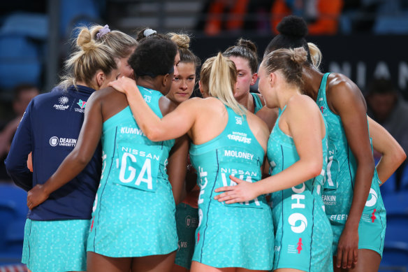 The Vixens have been fined because they did not send a team to Perth to play the Fever.
