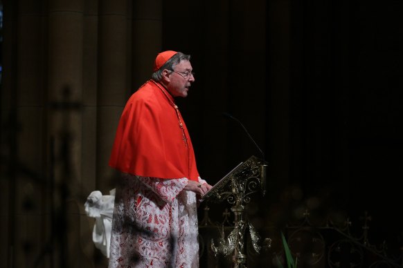Cardinal George Pell during his time as archbishop of Sydney. 
