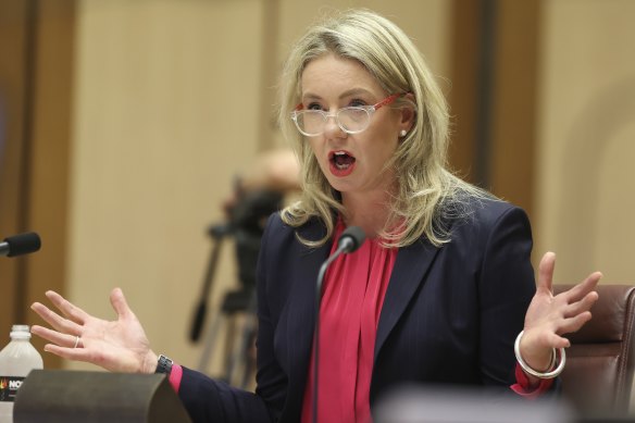 Senator Bridget McKenzie said Scott Morrison “never” discussed the grants with her. 