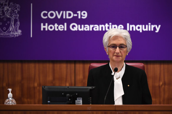 Former judge Jennifer Coate has delivered her interim report into Victoria's hotel quarantine program.