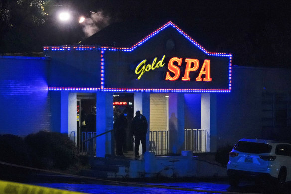 Shootings at two massage parlours in Atlanta and one in the suburbs left eight people dead, six of them women of Asian descent.