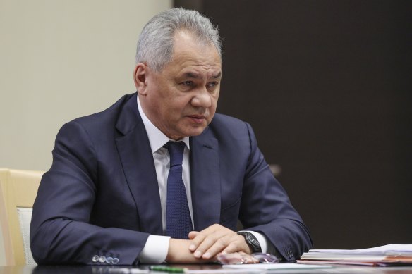 Russian Defence Minister Sergei Shoigu.