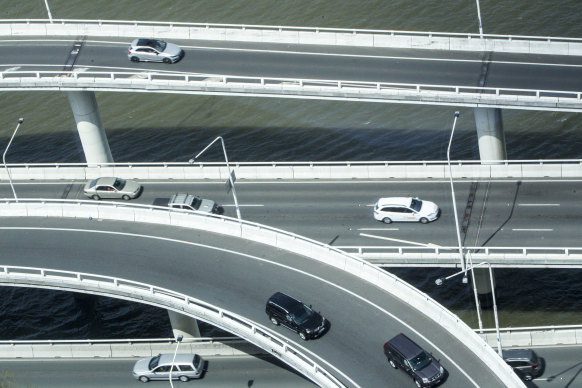 Specialists will dive under the Pacific Motorway to clean underwater structures and check for issues.