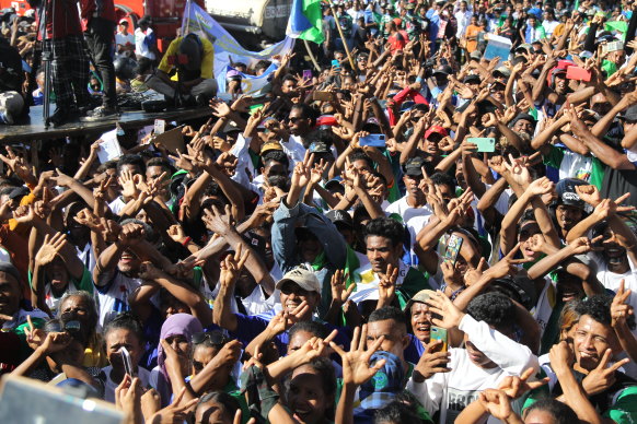 The young people of Timor will be out en masse this Sunday.