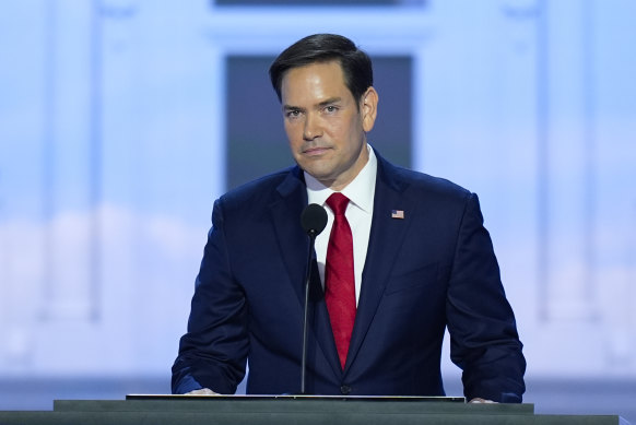 Senator Marco Rubio at the Republican National Convention.