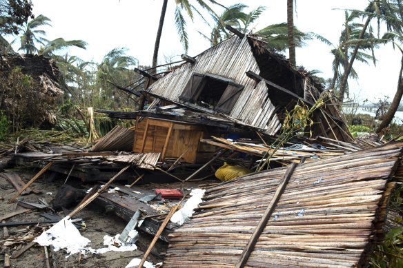 The tropical cyclone caused widespread damage in Madagascar (pictured) and dumped “dangerous and exceptional rainfall levels” on Mozambique.