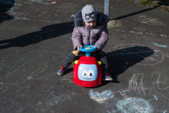 Dozens of families are waiting at the Lemon Hotel in Tourcoing while they apply for refuge in Britain. 