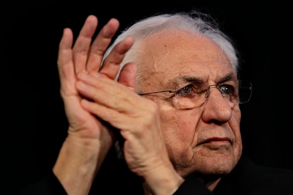 Gehry photographed in Sydney in 2010.
