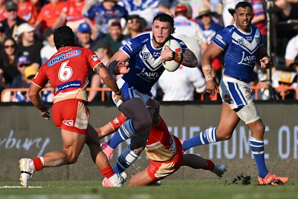 Canterbury centre Bronson Xerri is a star client of Matt Desira.