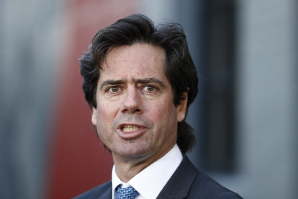 AFL boss Gillon McLachlan. 