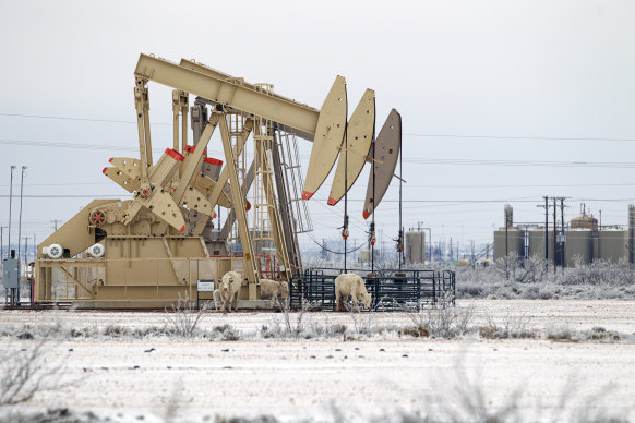 Freezing weather in Texas is pushing up oil prices.