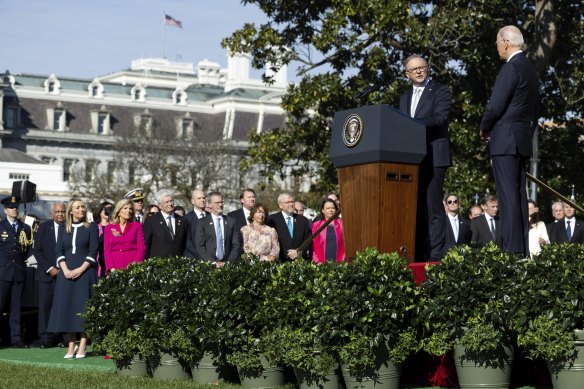 Prime Minister Anthony Albanese and US President Joe Biden at the White House.