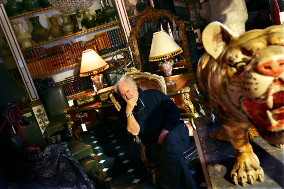 Graham Geddes of Graham Geddes Antiques, pictured at his High Street store in 2012. 