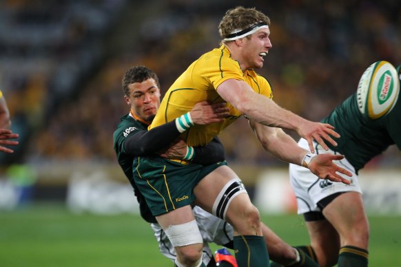 David Pocock during his time as a Wallabies star.