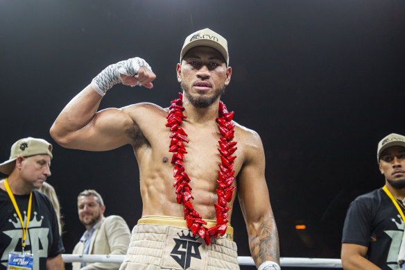 Paulo Aukuso overcame adversity to seal the win.