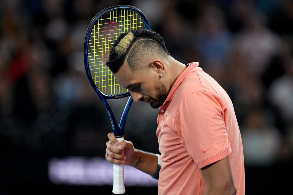 Nick Kyrgios lost the match but won plenty of admirers.