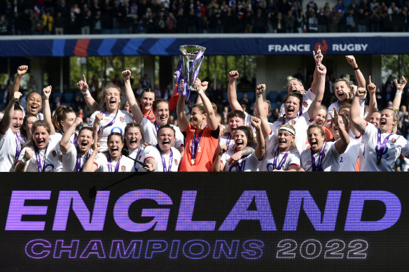 England recorded their fourth consecutive Six Nations title in 2022.