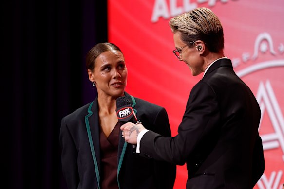 Jasmine Garner was named captain of the All-Australian team for the third time. 