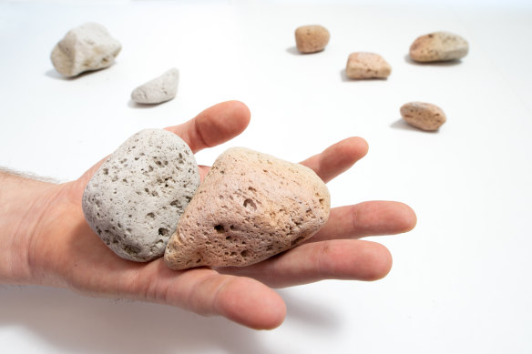 Pink pumice has given scientists insight into what must have been an enormous eruption of the Havre volcano in 2012.
