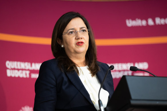 Queensland Premier Annastacia Palaszczuk.