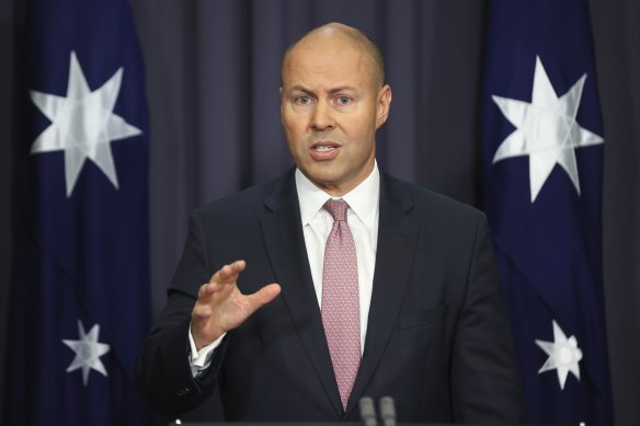 Federal Treasurer Josh Frydenberg.