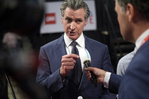  California Governor Gavin Newsom is a strong media performer, but his candidacy comes with a challenge.