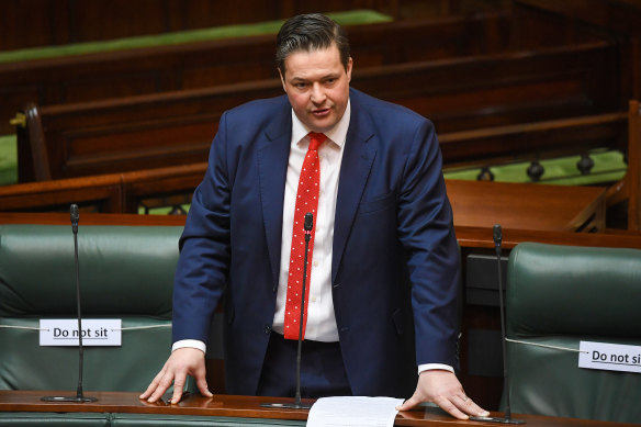 Lower house MP Will Fowles, who was booted to the crossbench last month, has denied an assault allegation against him.