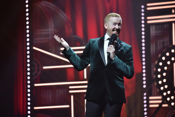 Luke McGregor hosts the 2023 Comedy Festival Gala.