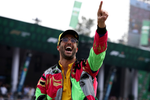 Daniel Ricciardo at last week's Mexican Grand Prix.