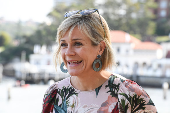 Zali Steggall at Manly Wharf after she claimed the seat of Warringah from former prime minister Tony Abbott.