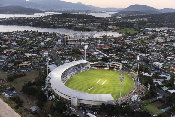 Bellerive, the home of cricket in Tasmania.