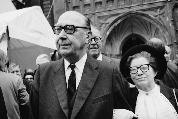 The diaries of poet Philip Larkin, here with his muse and mistress Monica Jones, were fed into a shredder.