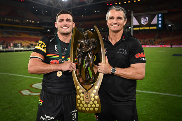 Nathan and Ivan Cleary will be at the Panthers together until at least the end of 2026.